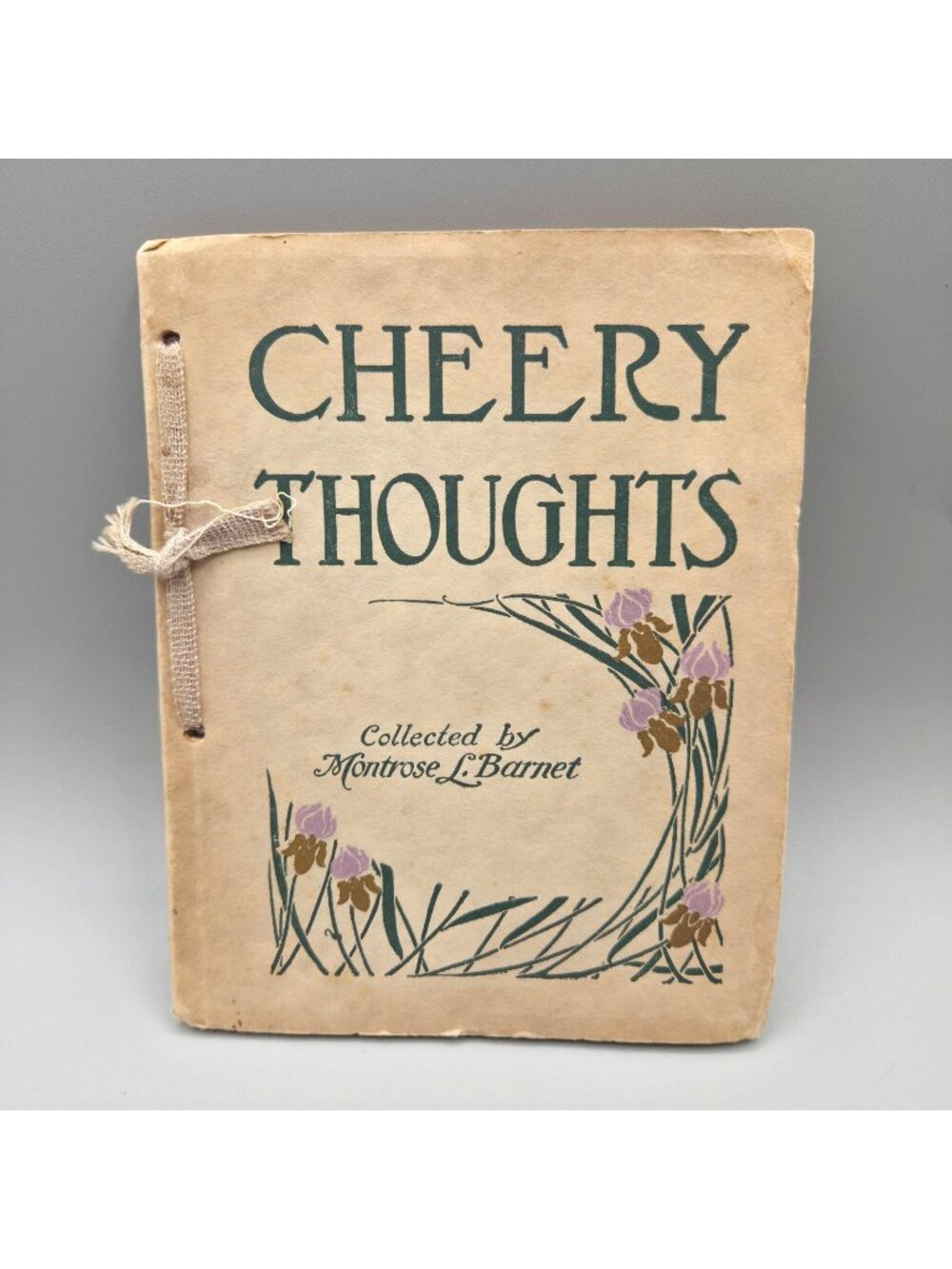 1911 Cheery Thoughts By Montrose L. Barnet Acmegraph Co Poetry Collection